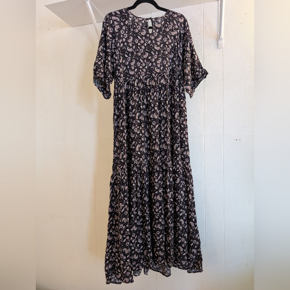 Christy Dawn Theo Black Floral Dress - Picture 3 of 6